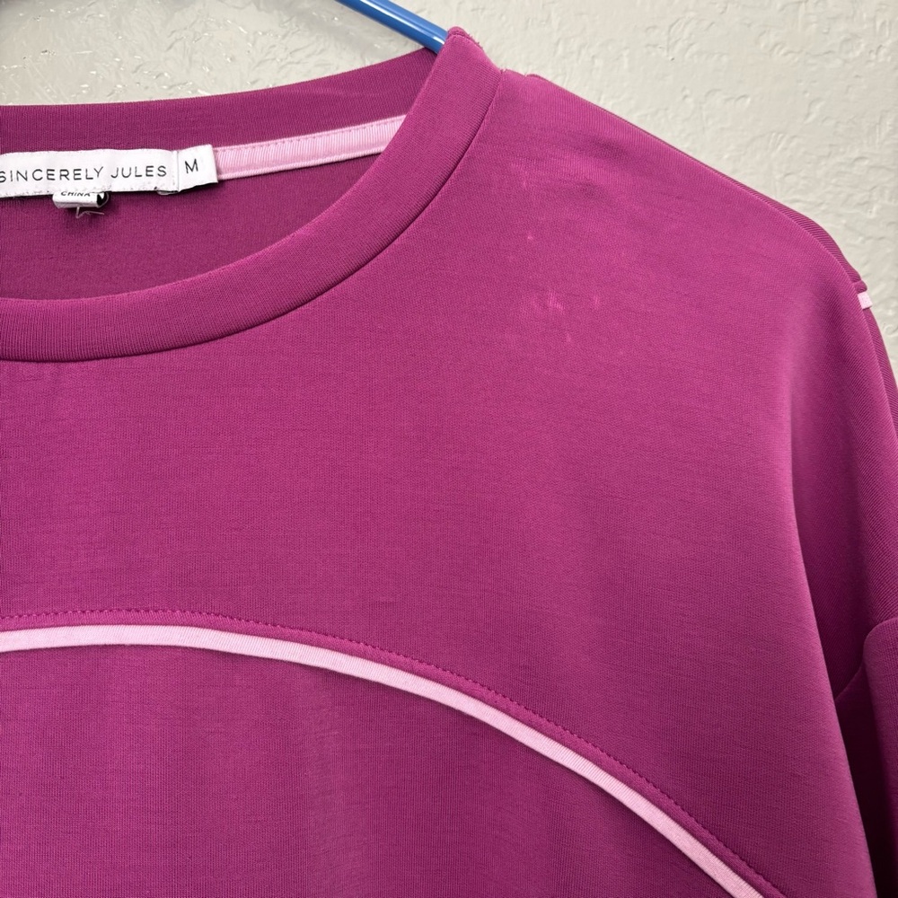 Sincerely Jules Fuchsia Sweatshirt - Picture 8 of 11